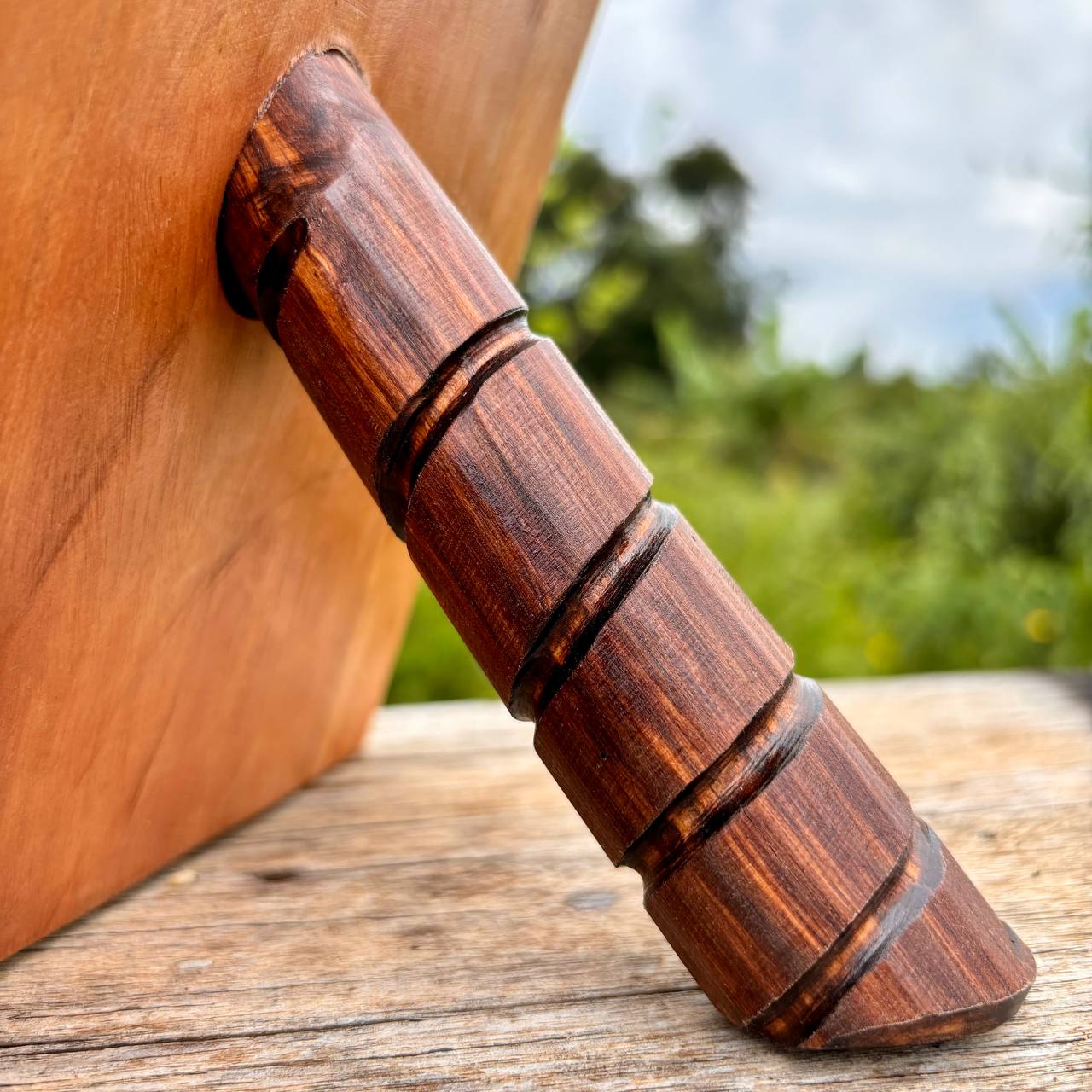 Retrato de mesa Comunhão - Pirografado / Personalizado - Image 5