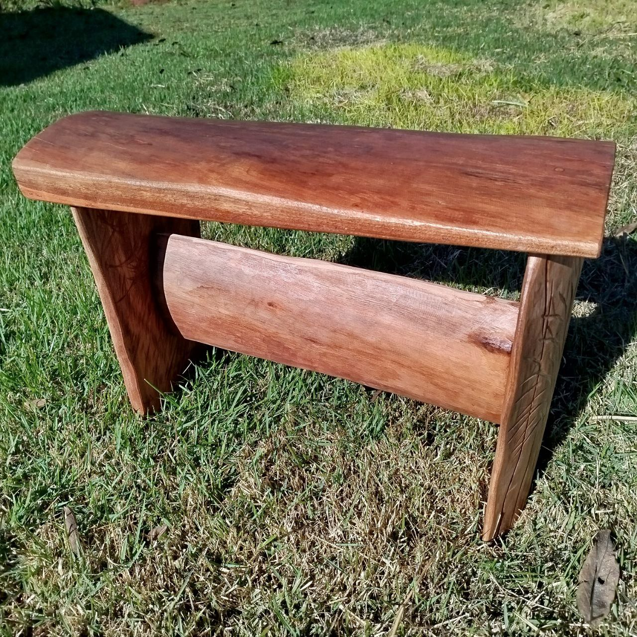 Banco Rústico com detalhes laterais - Image 2