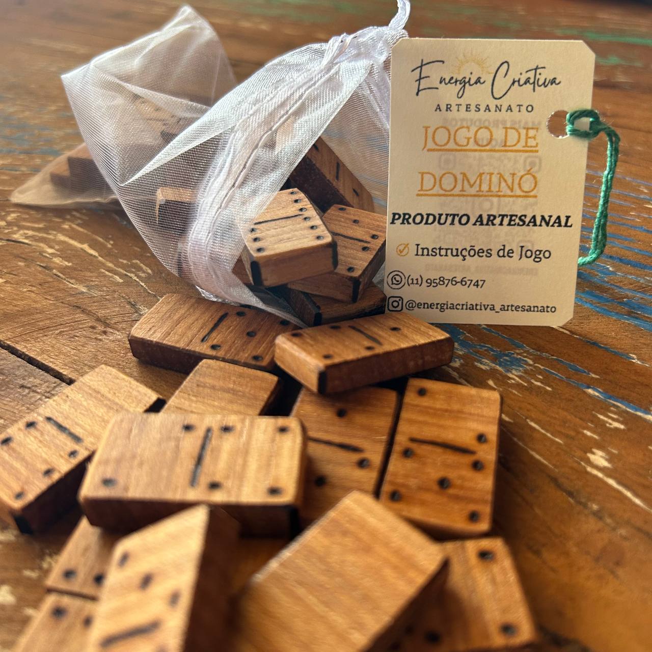 Jogo de Dominó - Claro