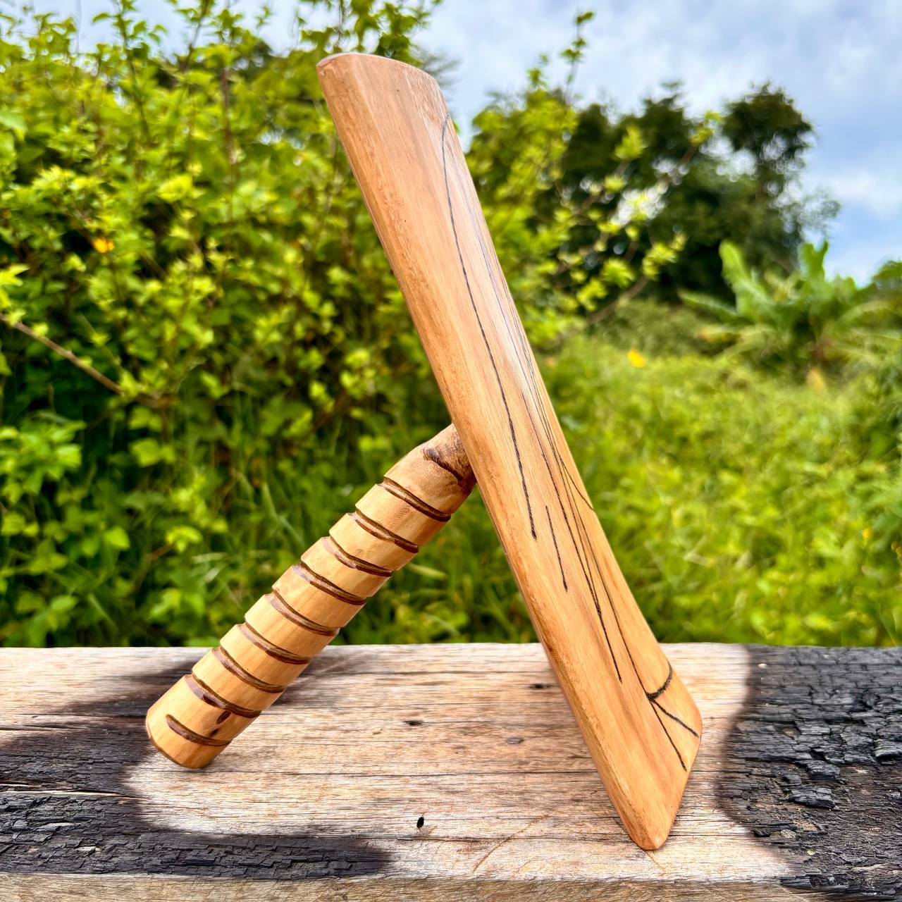 Retrato de mesa Maria - Pirografado / Personalizado - Image 3