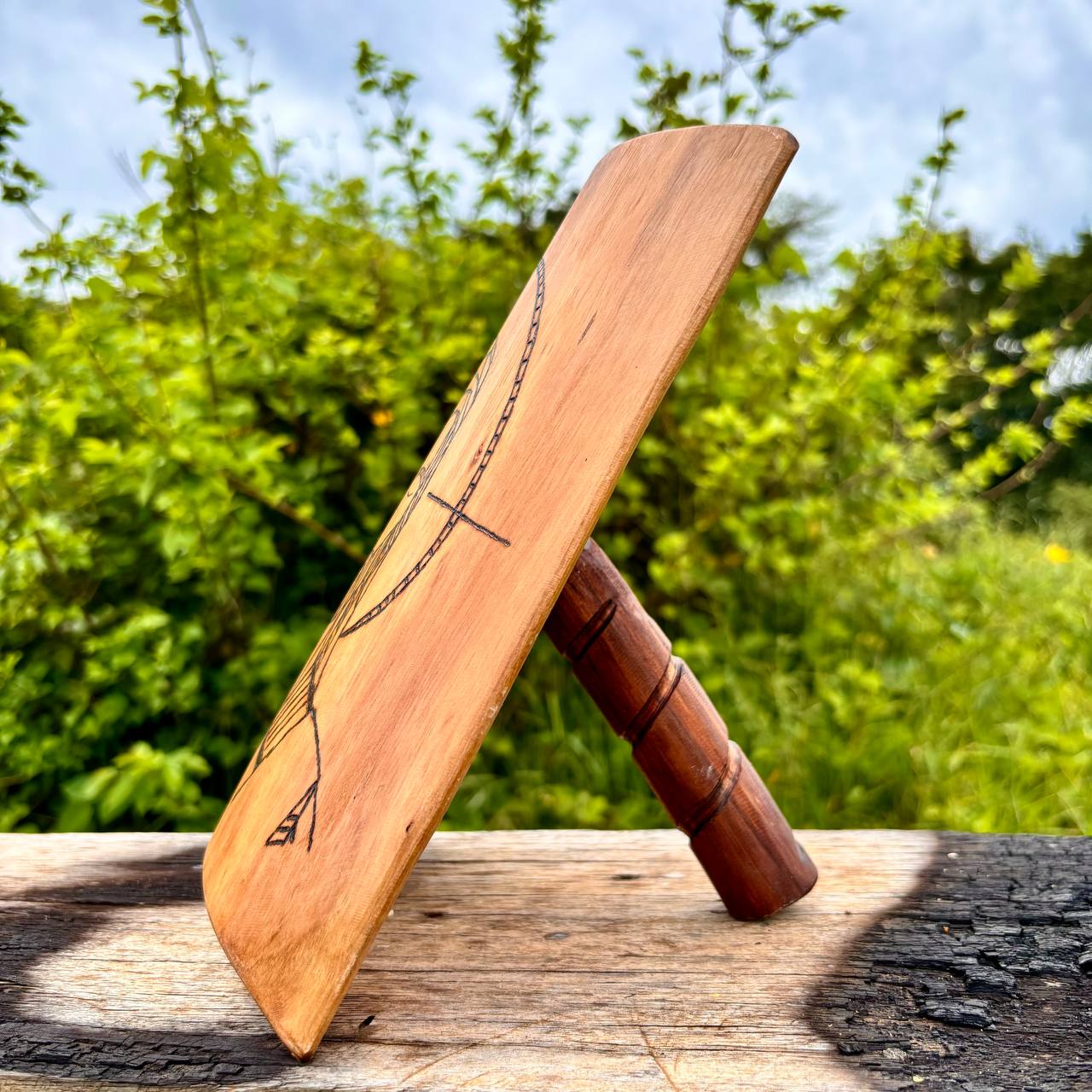 Retrato de mesa Cristo - Pirografado / Personalizado - Image 2