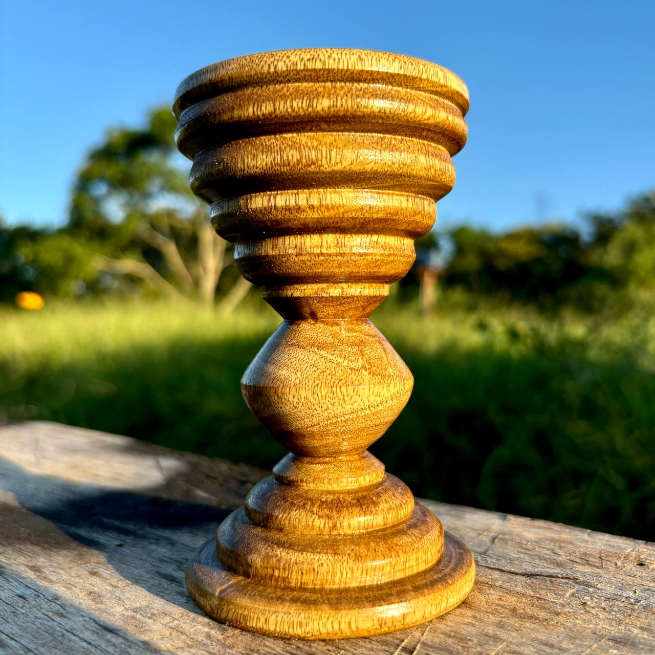 Cálice em Madeira Torneada (13cm) - Image 4