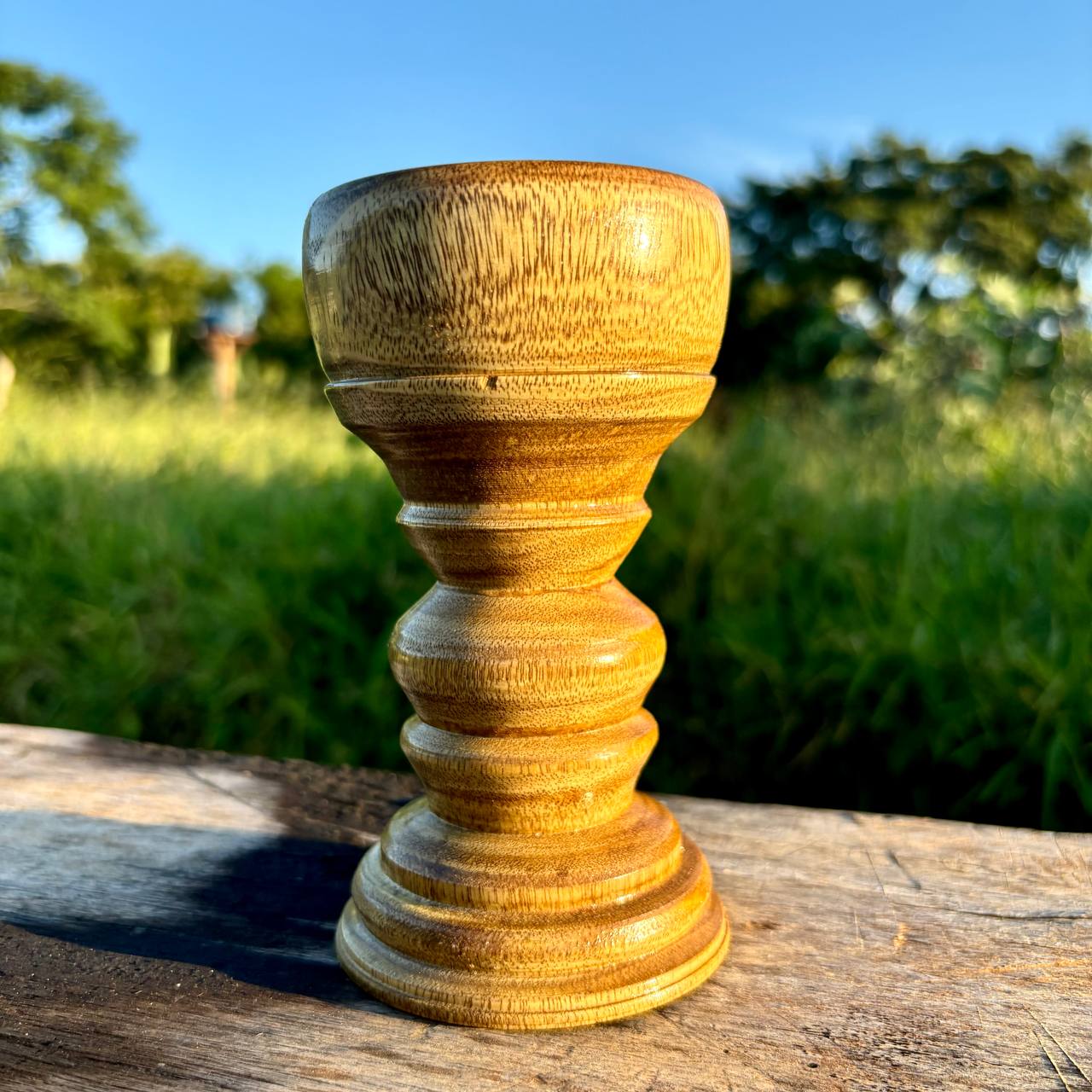 Cálice em Madeira Torneada (16cm) - Image 3