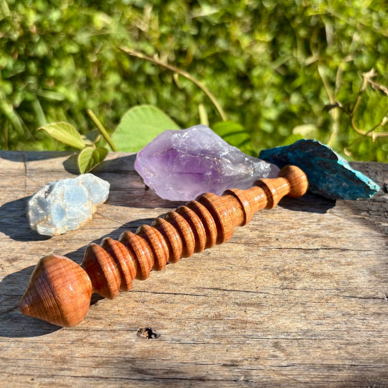 Bastão de Madeira Massagem e Reflexologia com Detalhes - Image 4