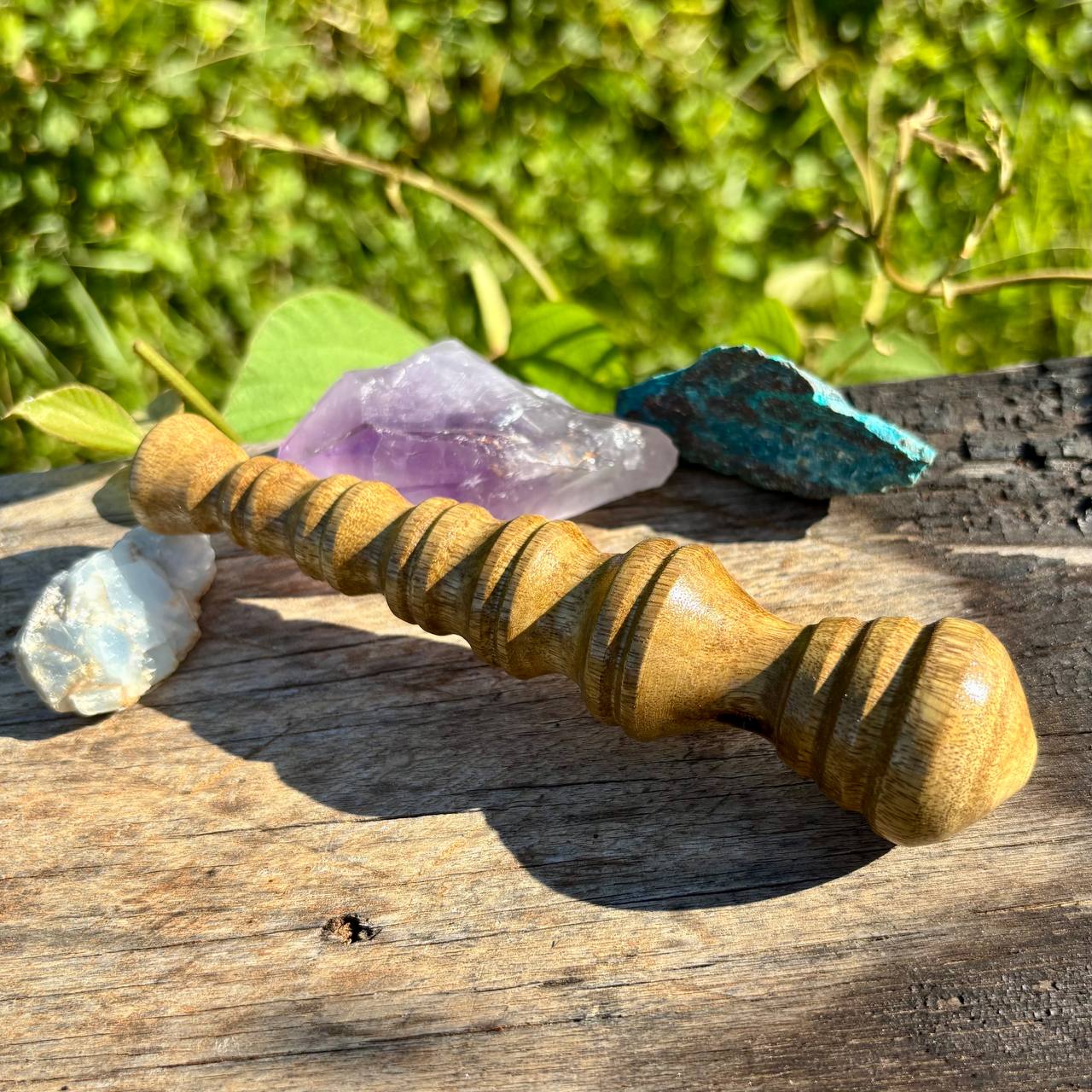 Bastão de Madeira Massagem e Reflexologia com Detalhes - Image 5