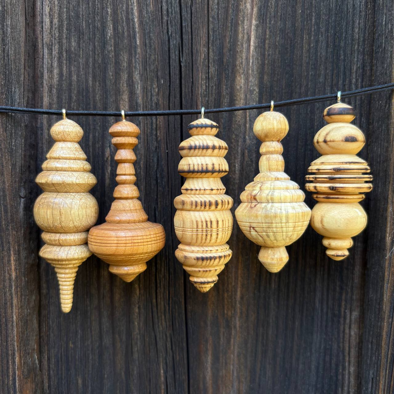 Pêndulos de Madeira (Modelos diversos - 6cm até 9cm)