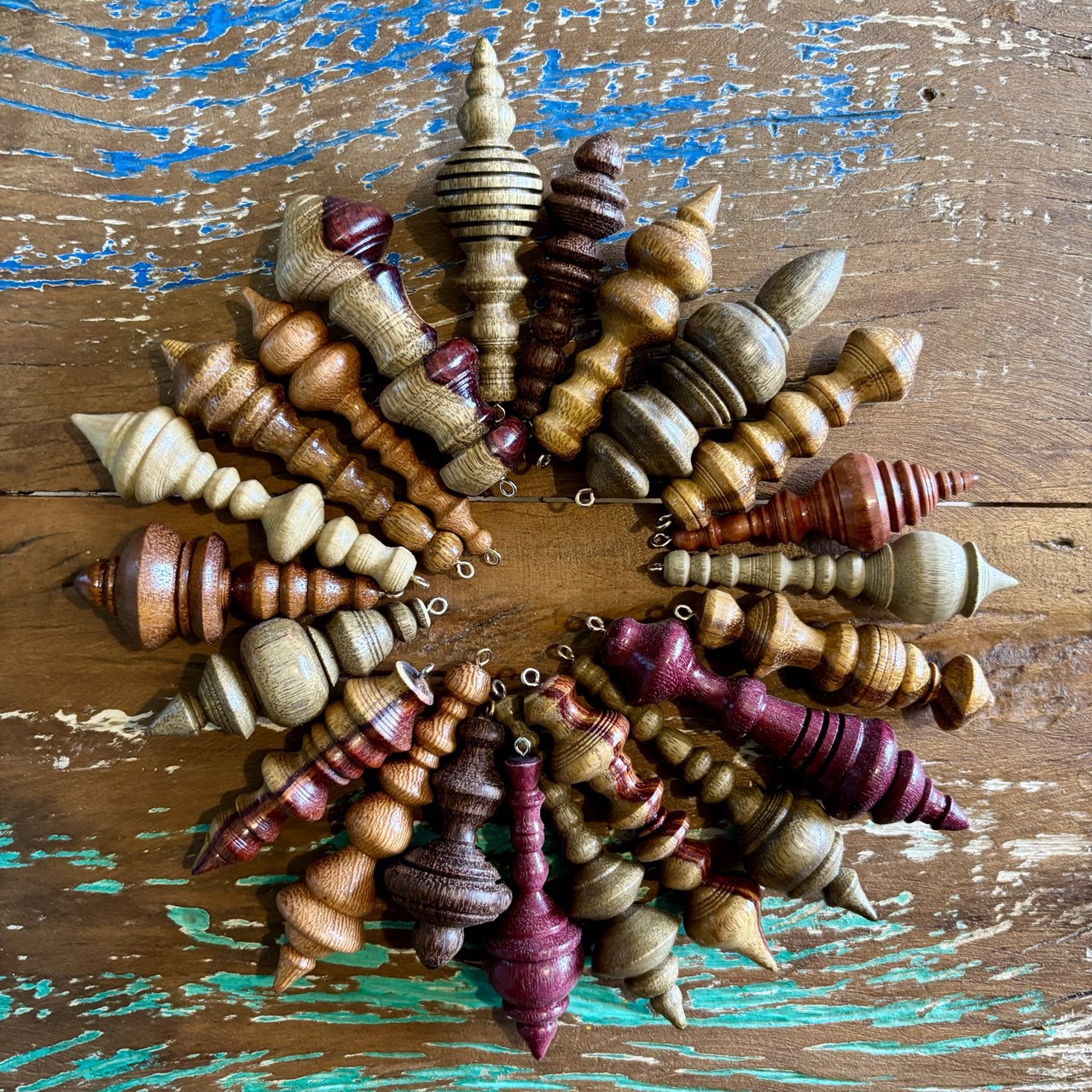 Pêndulos de Madeira (Modelos diversos - 6cm até 9cm) - Image 25